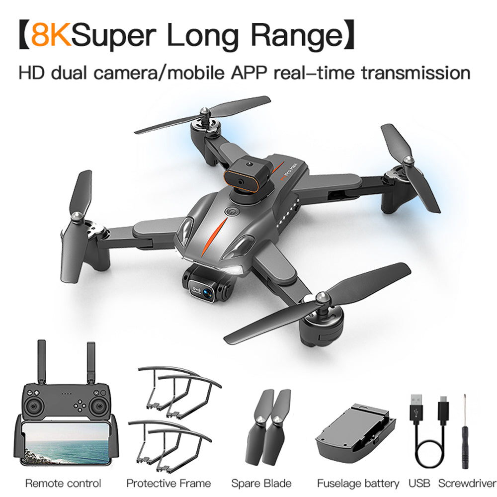 P11 Drone GPS Automatic Return 8K Aerial Photography UAV Four Sided Obstacle Avoidance Remote Control Toy