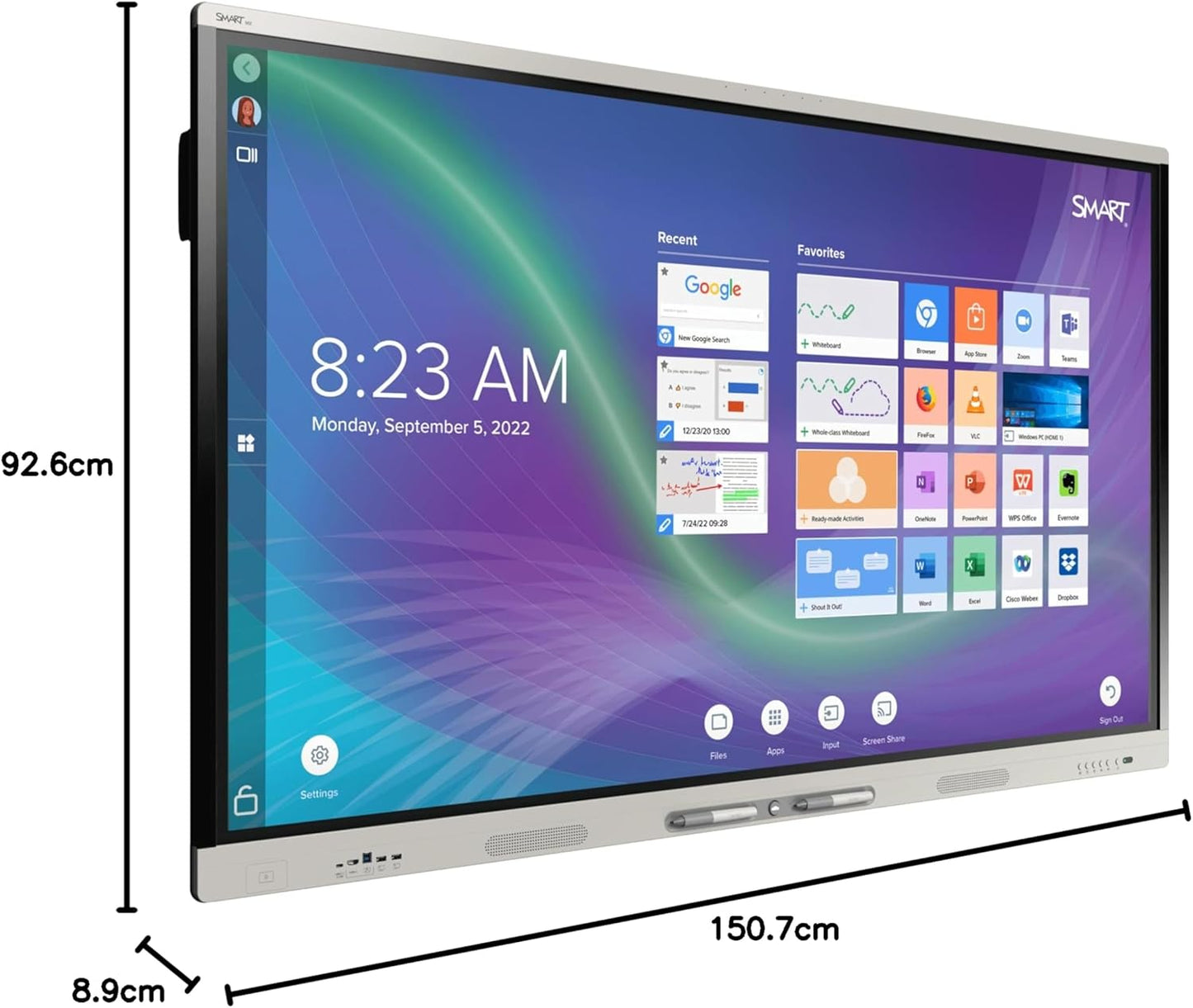 SMART Board MX265-V4 Series Interactive Whiteboard Display for classroom