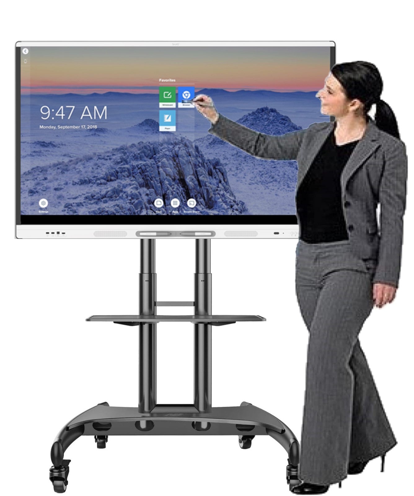 SMART Board MX265-V4 Series Interactive Whiteboard Display for classroom