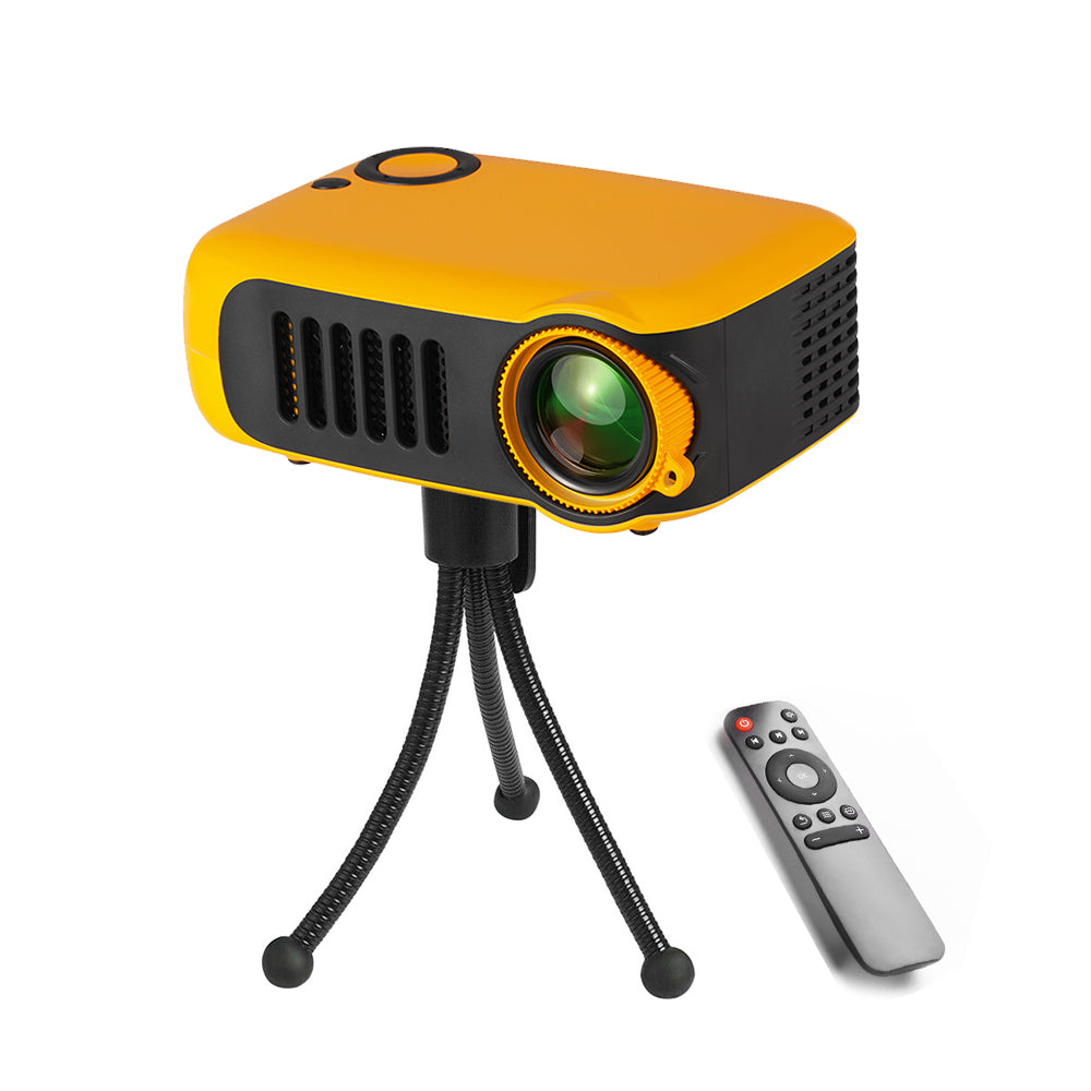 Mini Portable Projector 800 Lumens Eye-Care 1080p LCD 50,000 Hours Lamp Life Home Cinema Video Projector