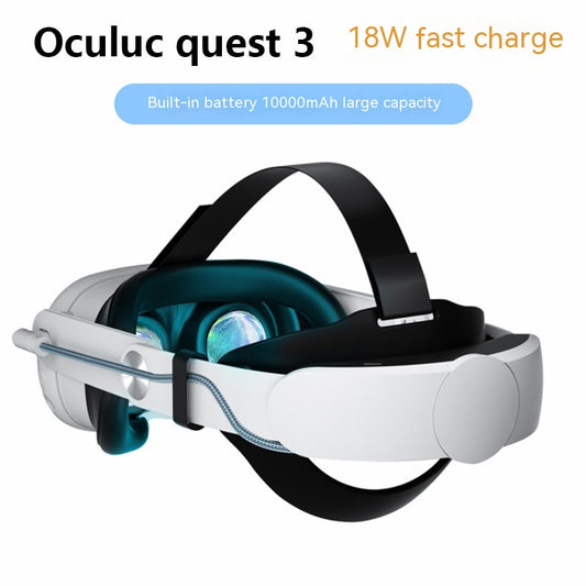 Oculus Quest3 Head Wear 18W Fast Charge VR Glasses Meta Headband Accessories 10000mAh Large Capacity