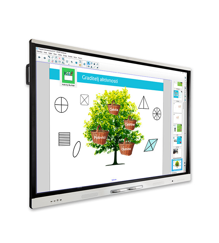 Smart Board, interactive whiteboard in use.