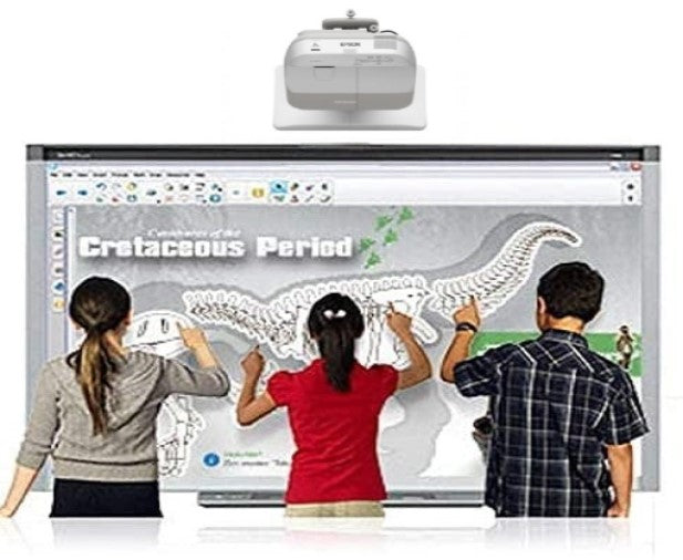 Smart Board, interactive whiteboard in use.