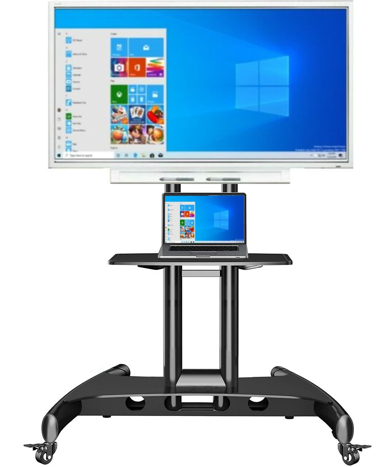 Mobile Floor Stand for Smart Boards and Interactive Whiteboards (2 yrs guarantee)