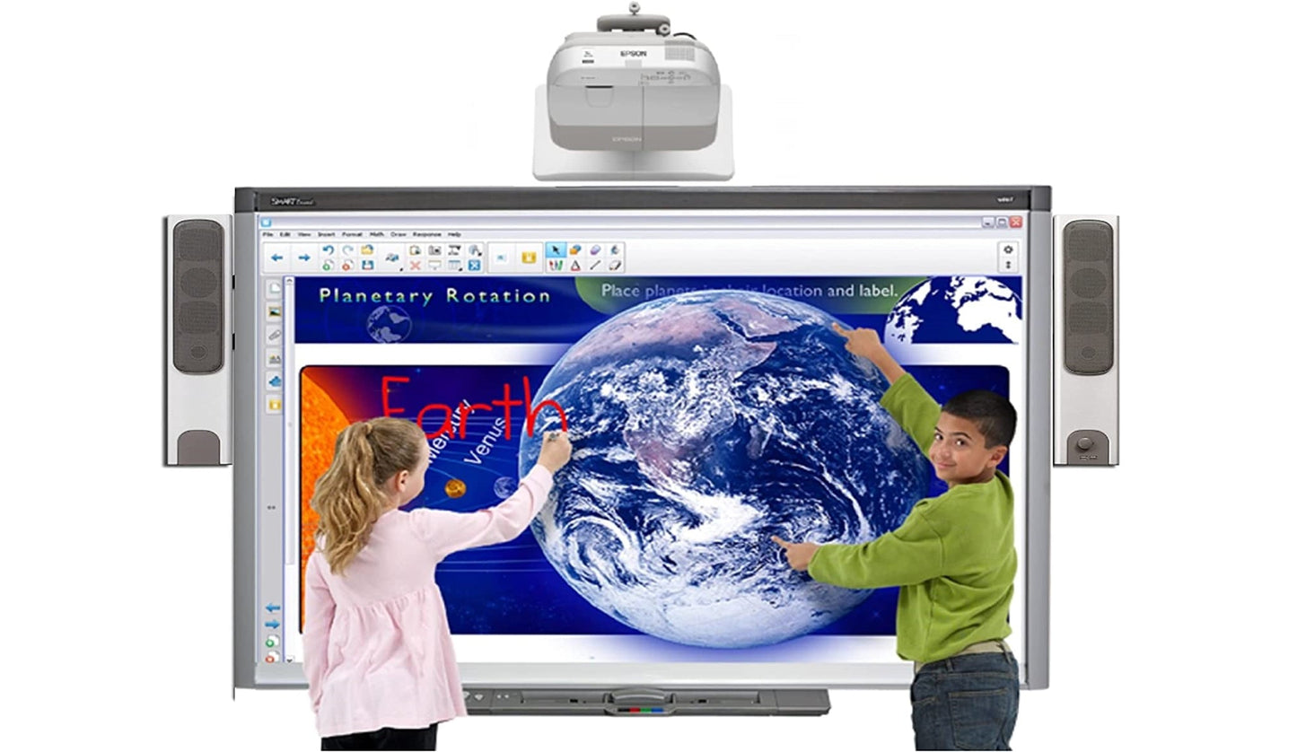 Smart Board, interactive whiteboard in use.