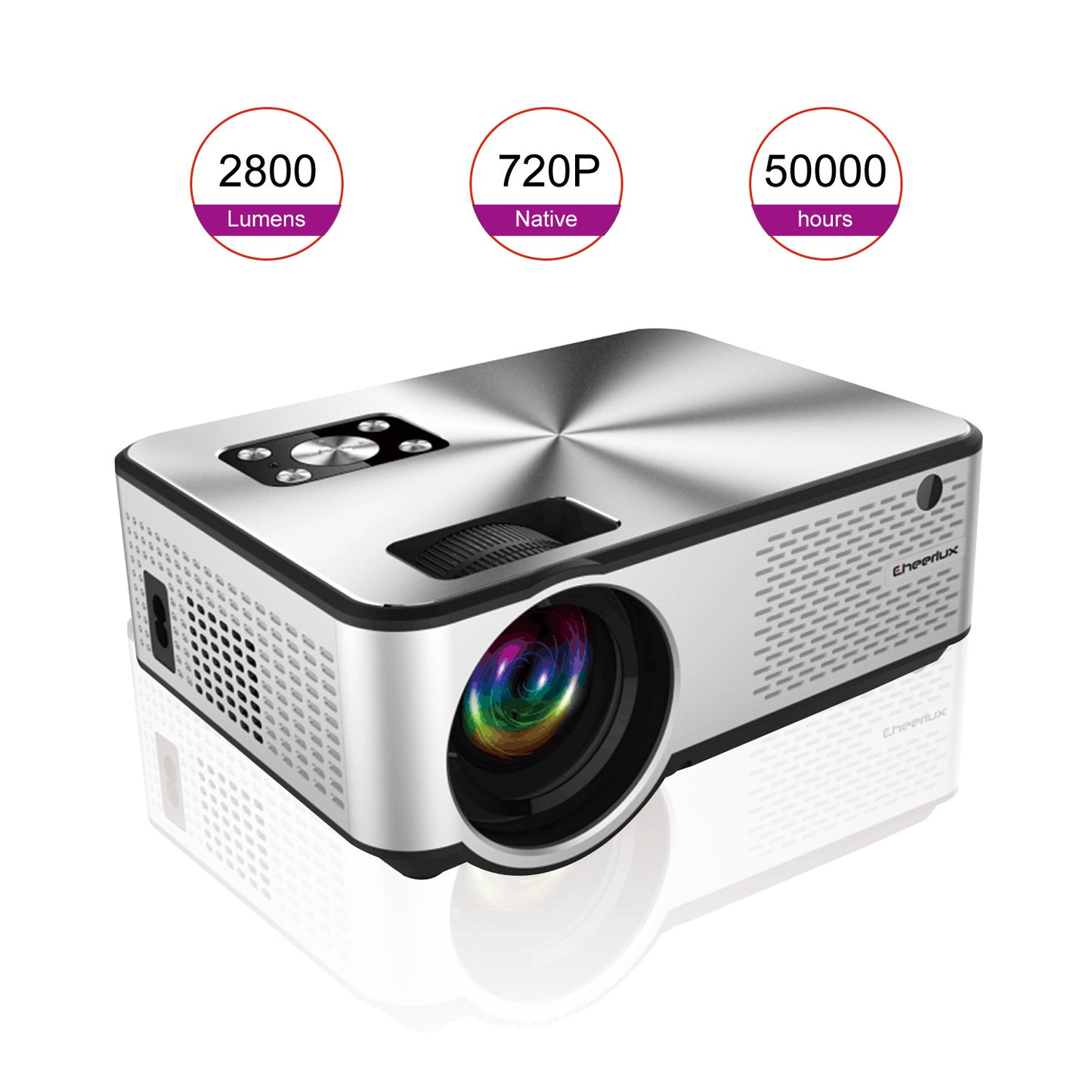 HD Home Multi-function Projector 1080P Home