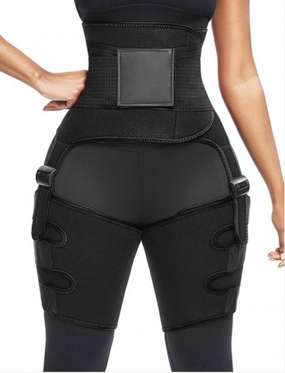 Sports Waist Belt Adjustable One-piece Girdle Leg Straps