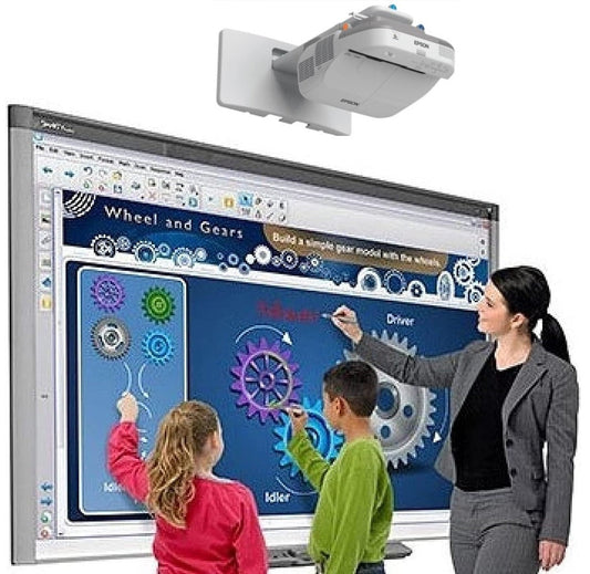 Smart Board, interactive whiteboard in use.