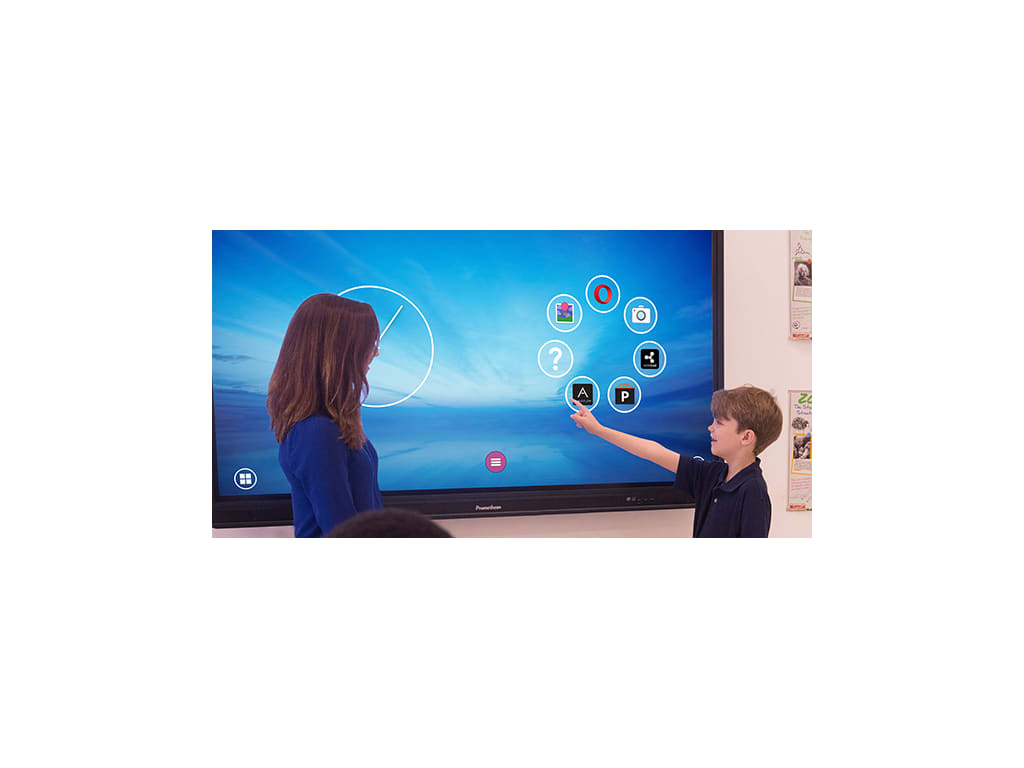 Smart Board, interactive whiteboard in use.