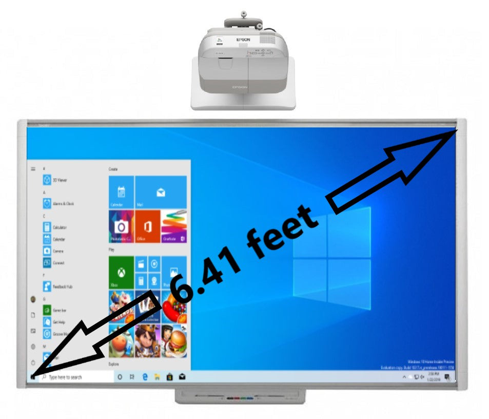 Smart Board, interactive whiteboard in use.