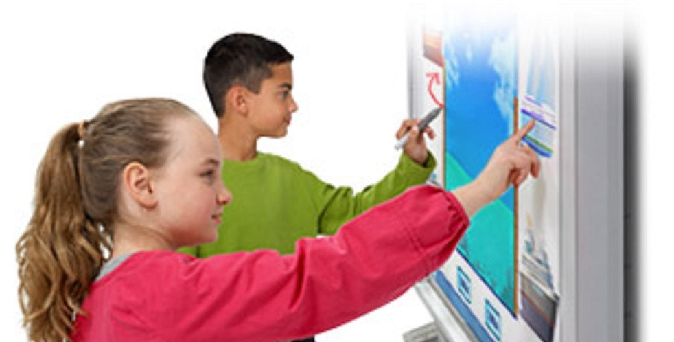 Smart Board, interactive whiteboard in use.