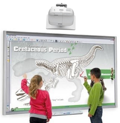 Smart Board, interactive whiteboard in use.