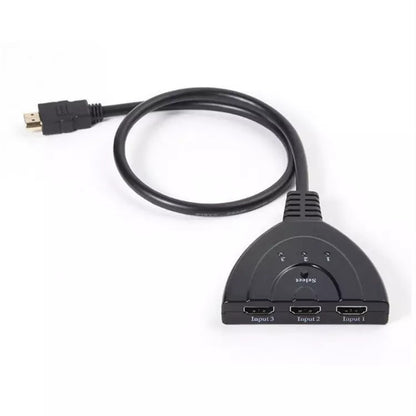 HDMI 3 In 1 Out With Cable Video Switcher