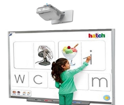 Smart Board, interactive whiteboard in use.