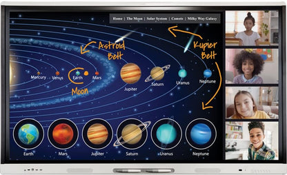 Smart Board, interactive whiteboard in use.