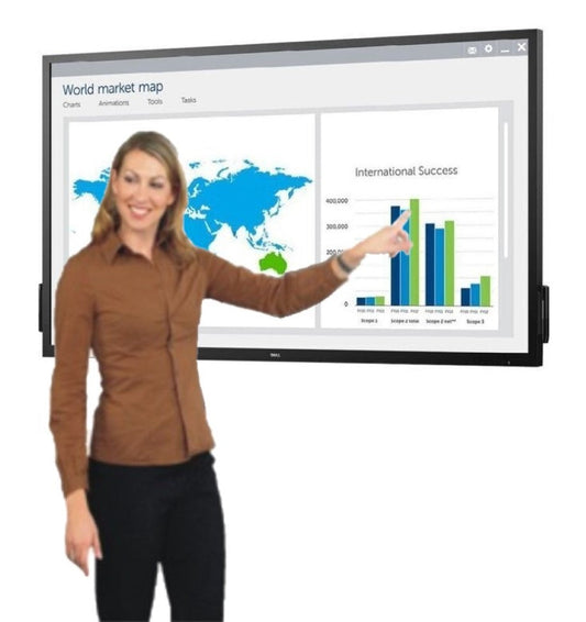 Smart Board, interactive whiteboard in use.