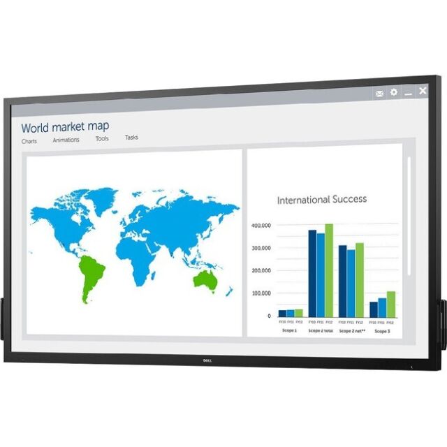 Smart Board, interactive whiteboard in use.