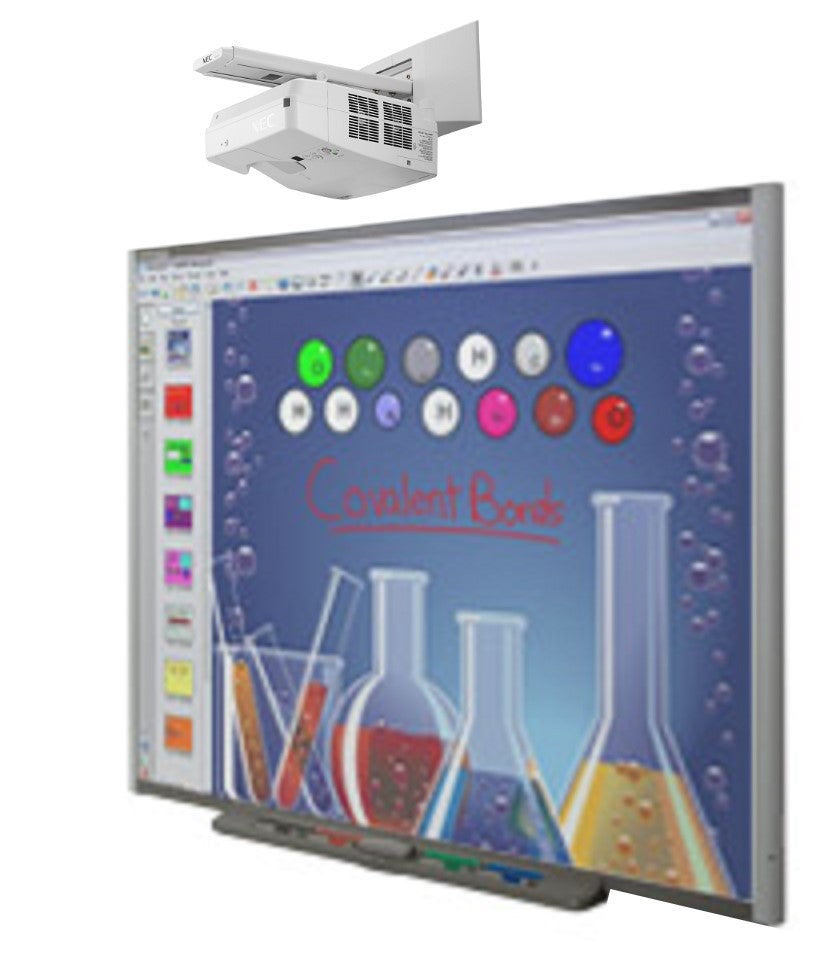 Smart Board, interactive whiteboard in use.