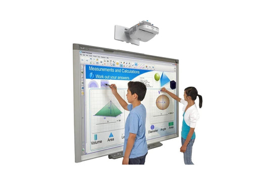 Smart Board, interactive whiteboard in use.