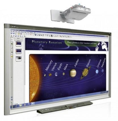 Smart Board, interactive whiteboard in use.